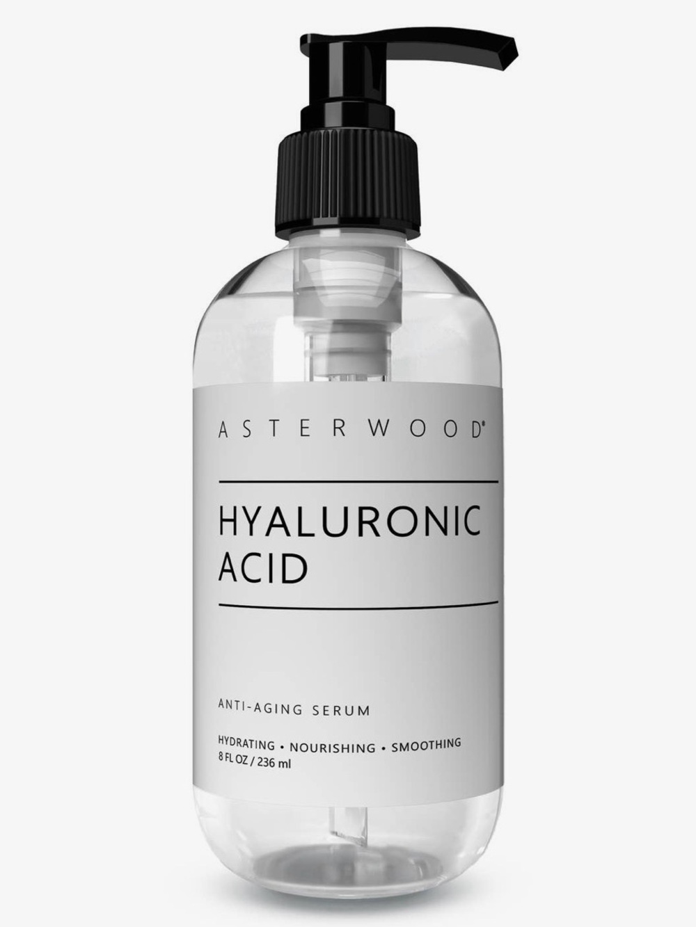 Asterwood Hyaluronic Acid Serum – Clear Hydrating Anti-Aging Serum (Clear)